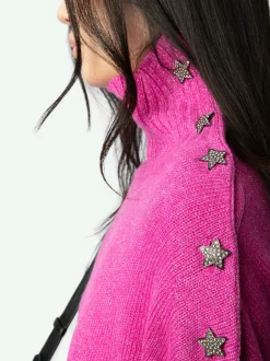 Sale Zadig & Voltaire Alma Jewelled Cashmere SweaterNEW Clematis