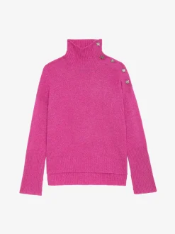 Sale Zadig & Voltaire Alma Jewelled Cashmere SweaterNEW Clematis