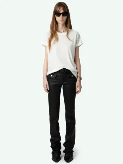 Fashion Zadig & Voltaire Anya Diamante Wings T-shirt Judo