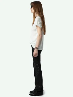 Fashion Zadig & Voltaire Anya Diamante Wings T-shirt Judo