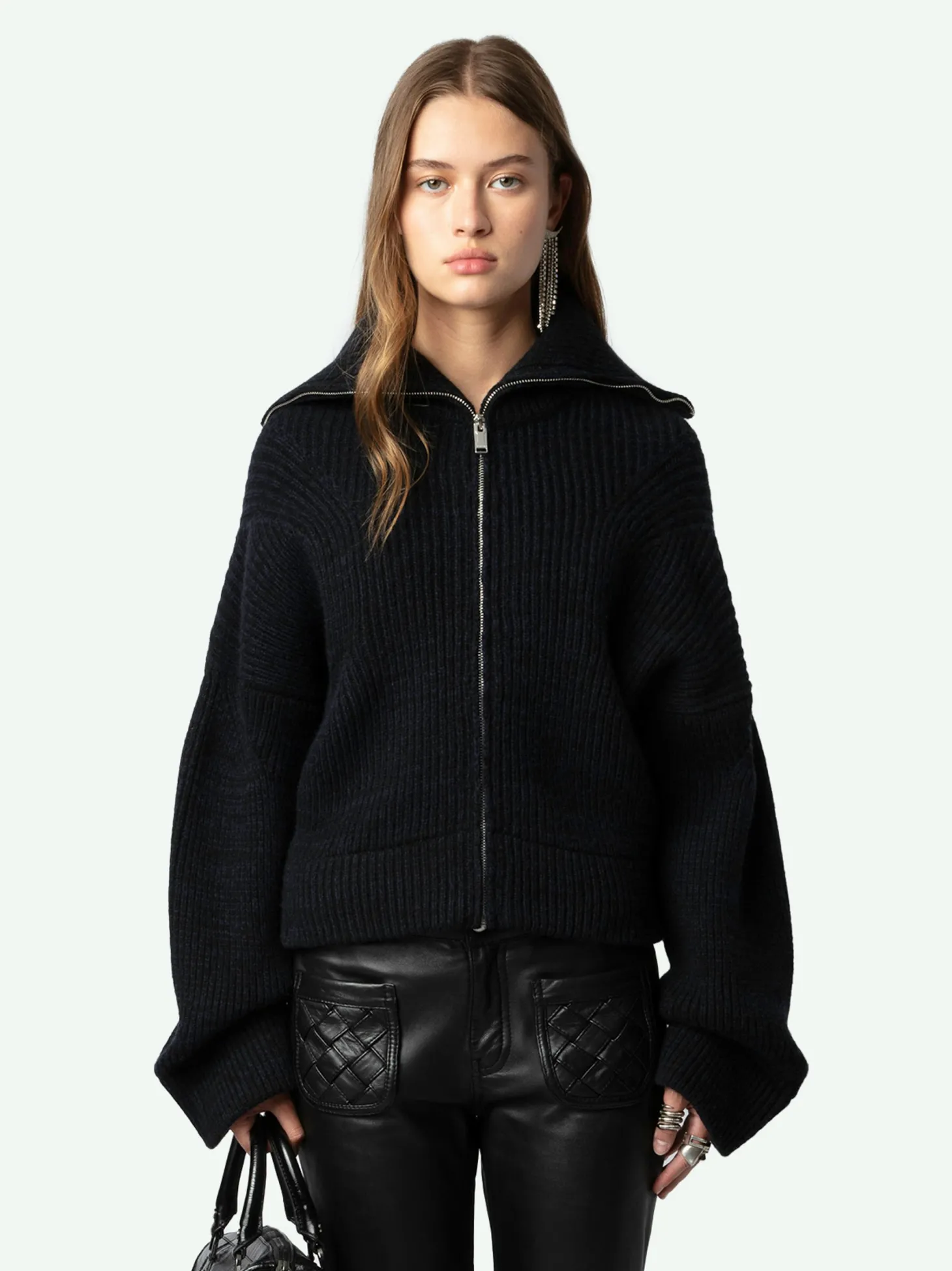 Outlet Zadig & Voltaire Attila JacketNEW Black