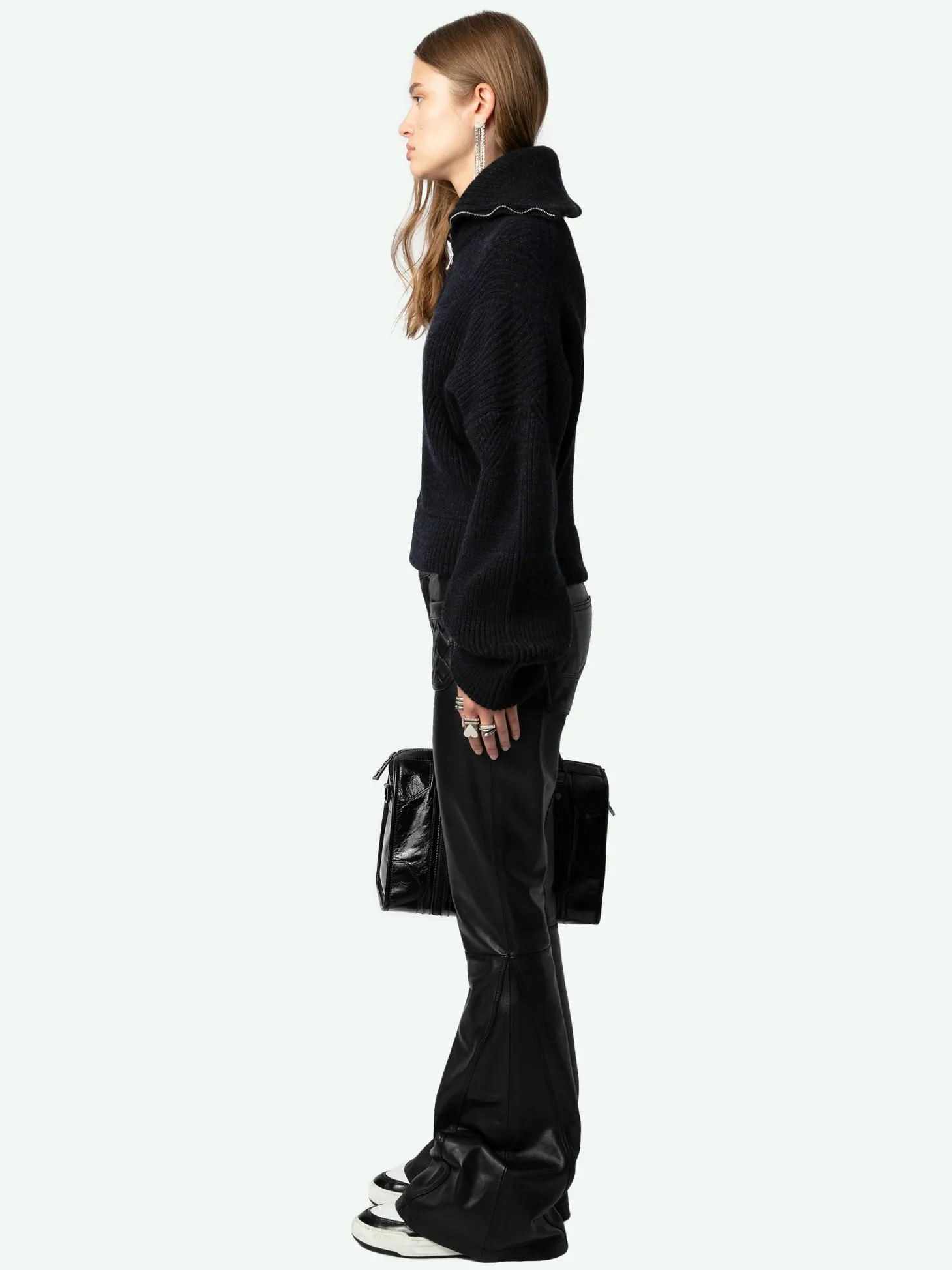 Outlet Zadig & Voltaire Attila JacketNEW Black
