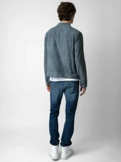 Hot Zadig & Voltaire Base Suede Jacket Uniform