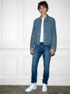 Hot Zadig & Voltaire Base Suede Jacket Uniform