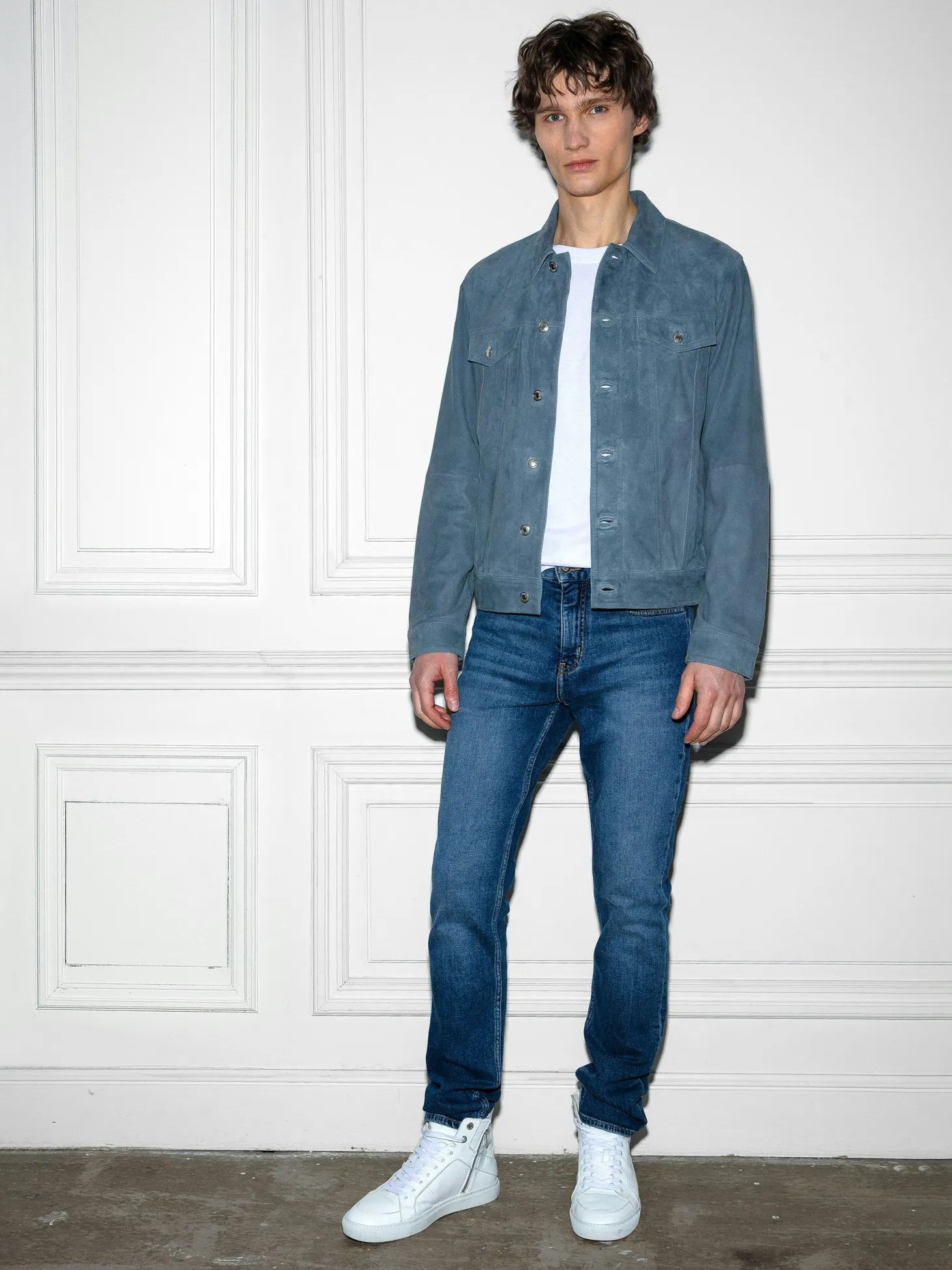 Hot Zadig & Voltaire Base Suede Jacket Uniform