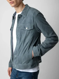 Hot Zadig & Voltaire Base Suede Jacket Uniform