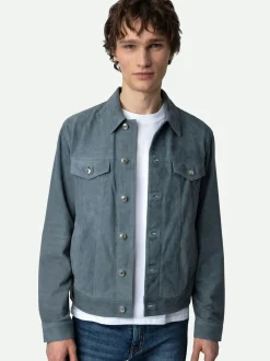 Hot Zadig & Voltaire Base Suede Jacket Uniform