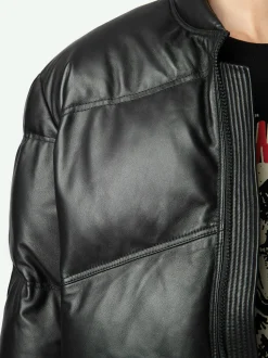 Cheap Zadig & Voltaire Bony Padded Leather JacketNEW Black