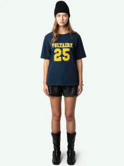 Hot Zadig & Voltaire Bow Voltaire T-shirt Denim