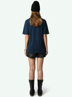Hot Zadig & Voltaire Bow Voltaire T-shirt Denim