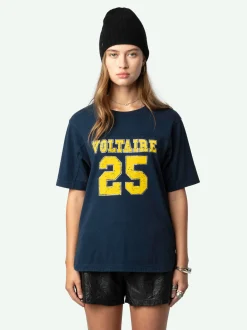 Hot Zadig & Voltaire Bow Voltaire T-shirt Denim