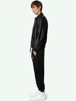 Shop Zadig & Voltaire Capri Sweatpants Black