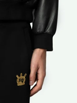 Shop Zadig & Voltaire Capri Sweatpants Black