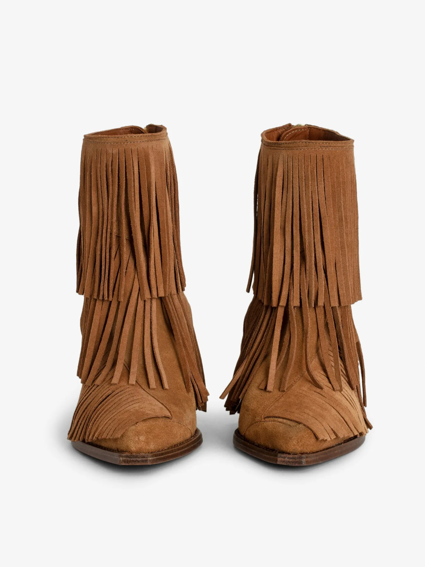 Cheap Zadig & Voltaire Cara Suede Ankle Boots Heritage