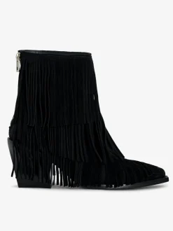Sale Zadig & Voltaire Cara Suede Ankle Boots Black