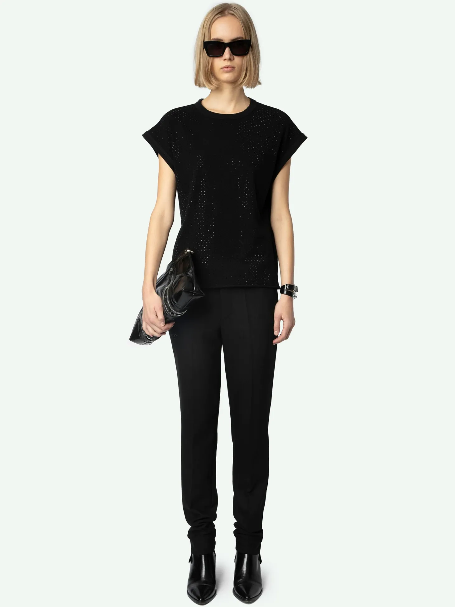 Cheap Zadig & Voltaire Cecilia Tank TopNEW Black