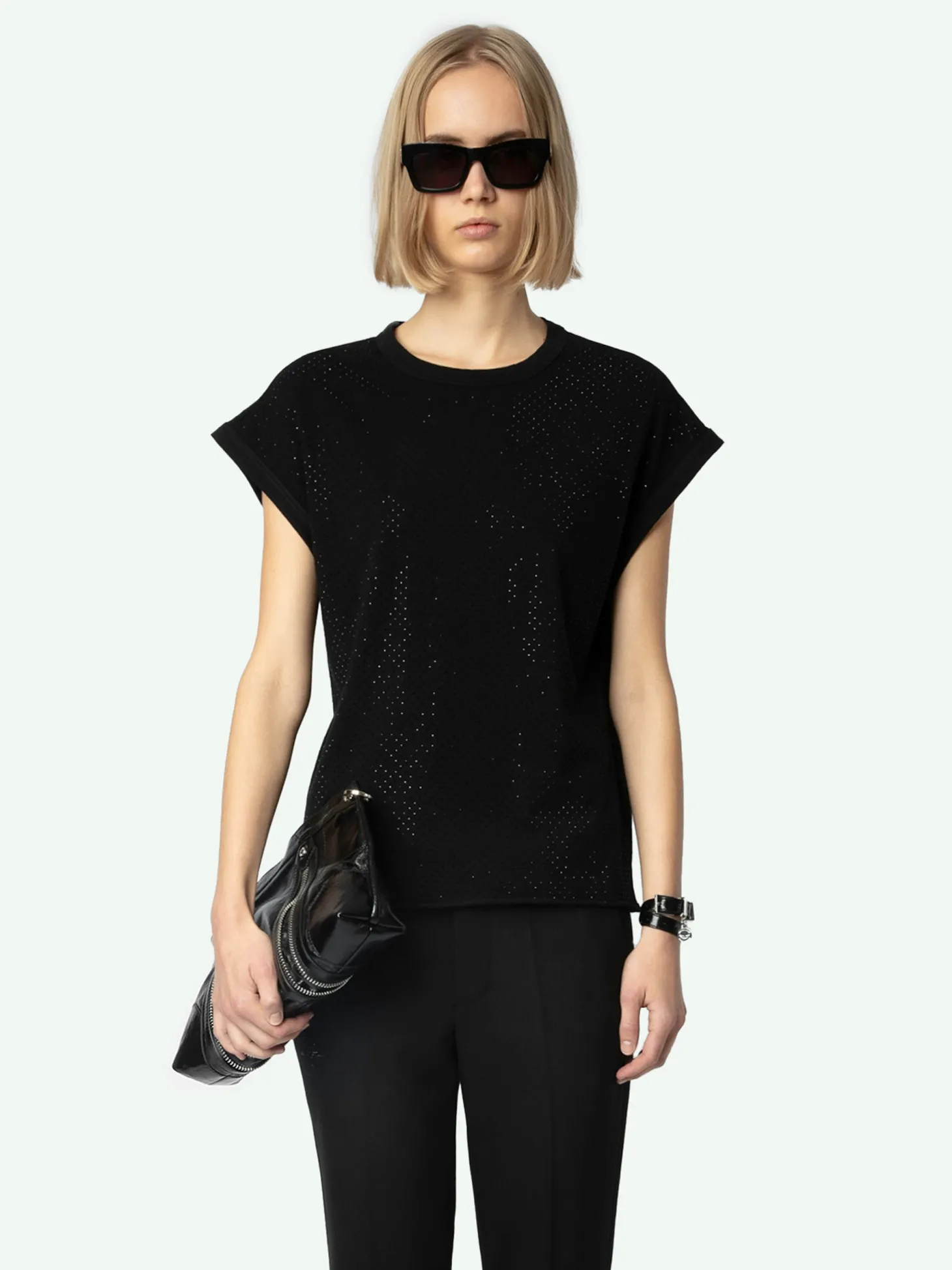 Cheap Zadig & Voltaire Cecilia Tank TopNEW Black