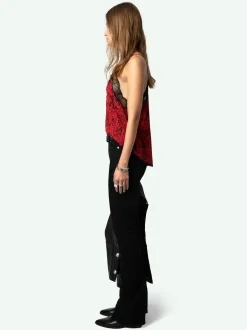 Discount Zadig & Voltaire Christy CamisoleNEW Crimson