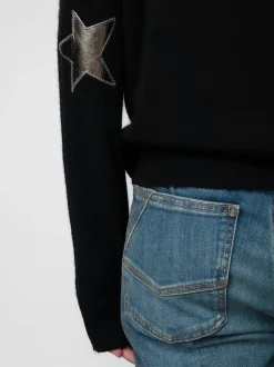 Cheap Zadig & Voltaire Cici Patch Cashmere SweaterICONIC Black