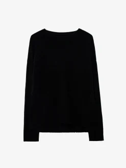 Cheap Zadig & Voltaire Cici Patch Cashmere SweaterICONIC Black
