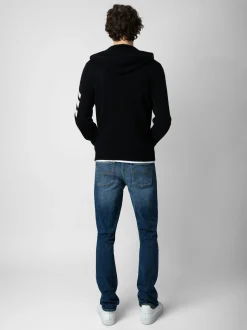 New Zadig & Voltaire Clash Arrow Cashmere CardiganICONIC Black