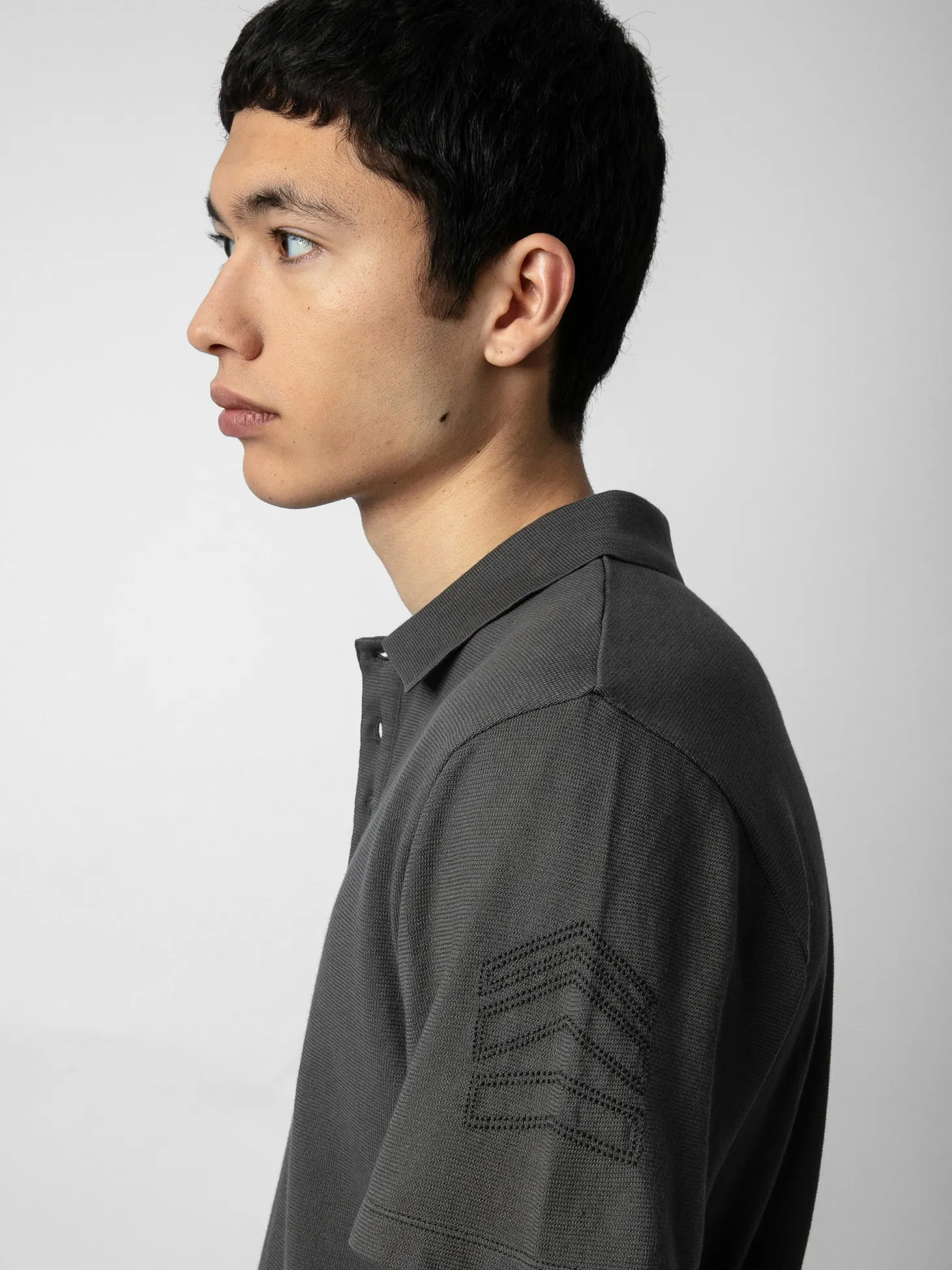 Clearance Zadig & Voltaire Dimitri Polo Shirt Carbone