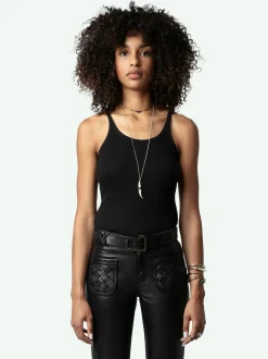 Best Zadig & Voltaire Ecume Leather Pants Black