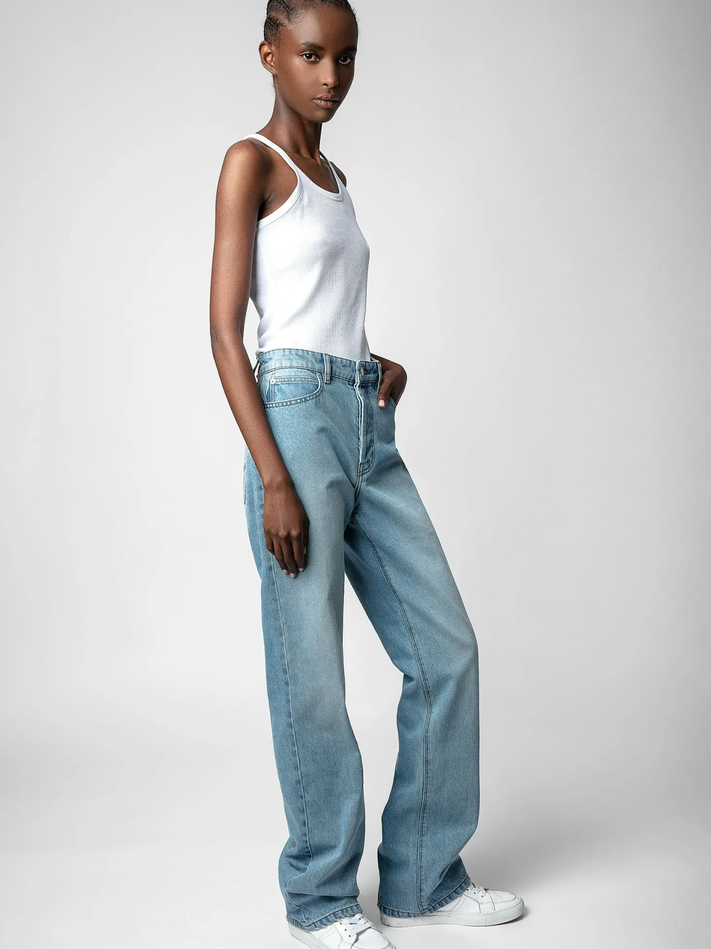 Fashion Zadig & Voltaire Evy Jeans Lightblue
