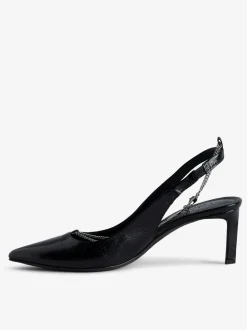 Cheap Zadig & Voltaire First Night Court Shoes Black