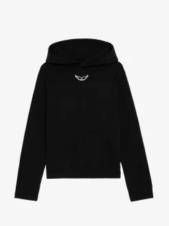 Best Sale Zadig & Voltaire Georgy Diamanté SweatshirtNEW Black