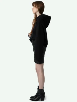 Flash Sale Zadig & Voltaire Georgy Diamante Wings Sweatshirt Black