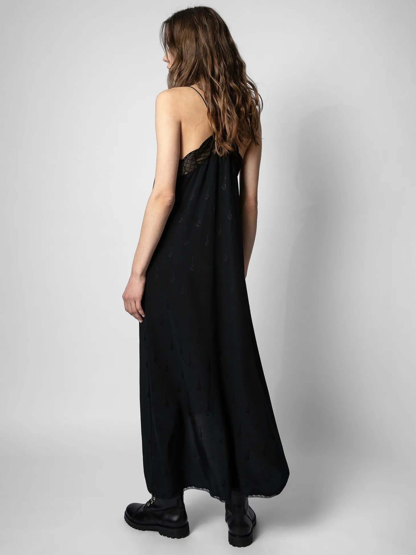Flash Sale Zadig & Voltaire Guitar Silk Risty Dress Black