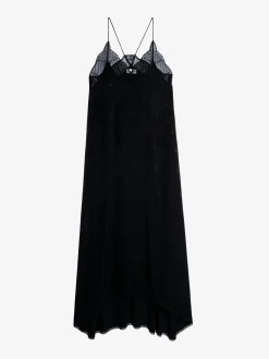 Flash Sale Zadig & Voltaire Guitar Silk Risty Dress Black
