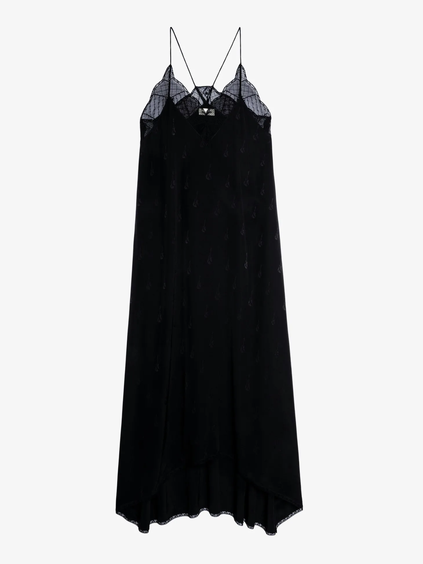 Flash Sale Zadig & Voltaire Guitar Silk Risty Dress Black