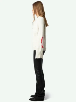 Fashion Zadig & Voltaire Halty SweaterNEW Oatmeal