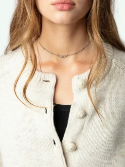 Fashion Zadig & Voltaire Halty SweaterNEW Oatmeal