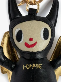Outlet Zadig & Voltaire Happy Devil Key Ring Black
