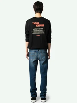 Fashion Zadig & Voltaire Hector T-shirtNEW Black