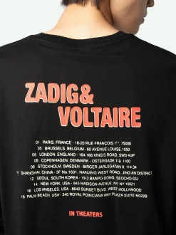 Fashion Zadig & Voltaire Hector T-shirtNEW Black