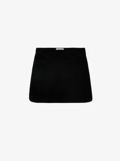 Best Sale Zadig & Voltaire Jinette Velvet SkirtNEW Black