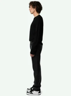 Best Zadig & Voltaire John Leather Pants Black