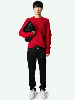 Hot Zadig & Voltaire Jordan Arrow Sweater Cerise