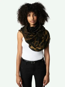Sale Zadig & Voltaire Judy Scarf Latte