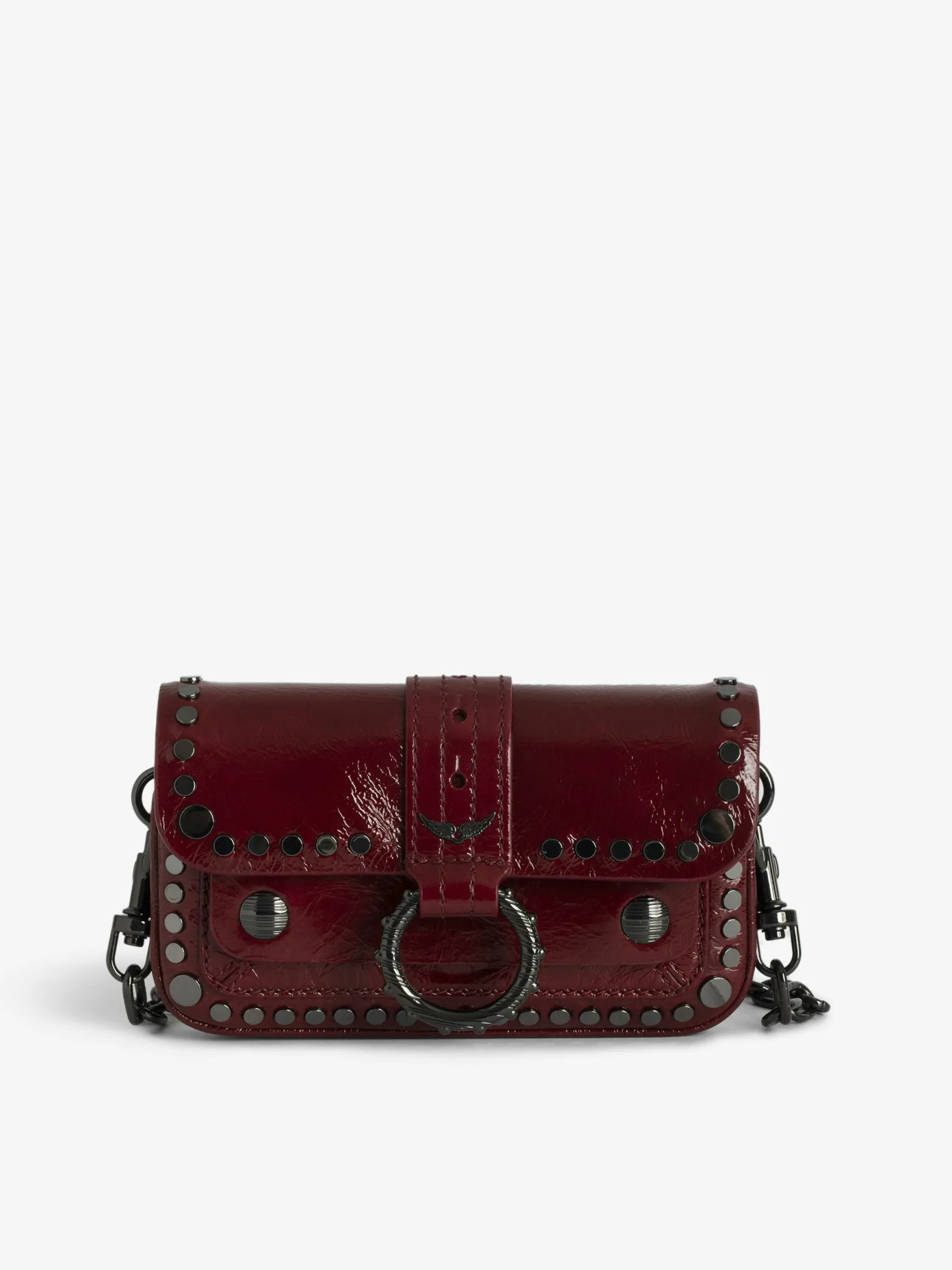 New Zadig & Voltaire Kate Wallet Stud BagNEW Furious