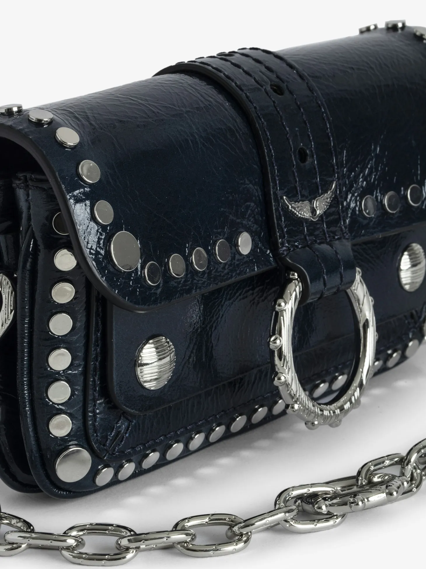 Flash Sale Zadig & Voltaire Kate Wallet Stud BagNEW Ink