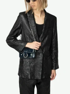 Flash Sale Zadig & Voltaire Kate Wallet Stud BagNEW Ink