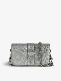 Cheap Zadig & Voltaire Kate Wallet Wild BagNEW Silver