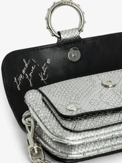 Cheap Zadig & Voltaire Kate Wallet Wild BagNEW Silver