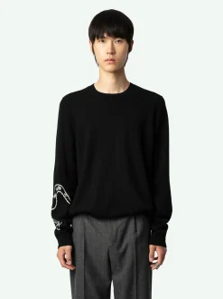 Hot Zadig & Voltaire Kennedy SweaterNEW Black
