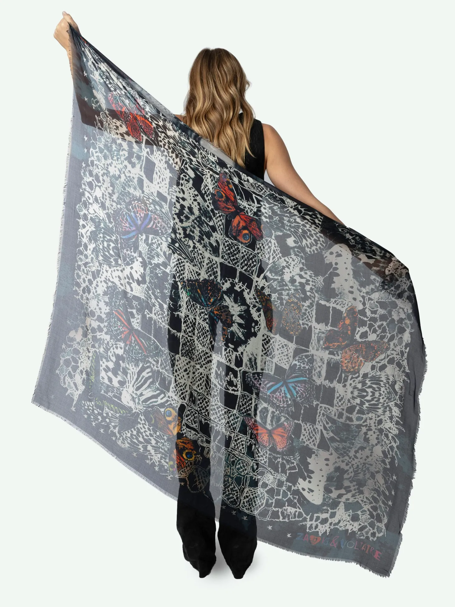 Flash Sale Zadig & Voltaire Kerry Scarf Ink